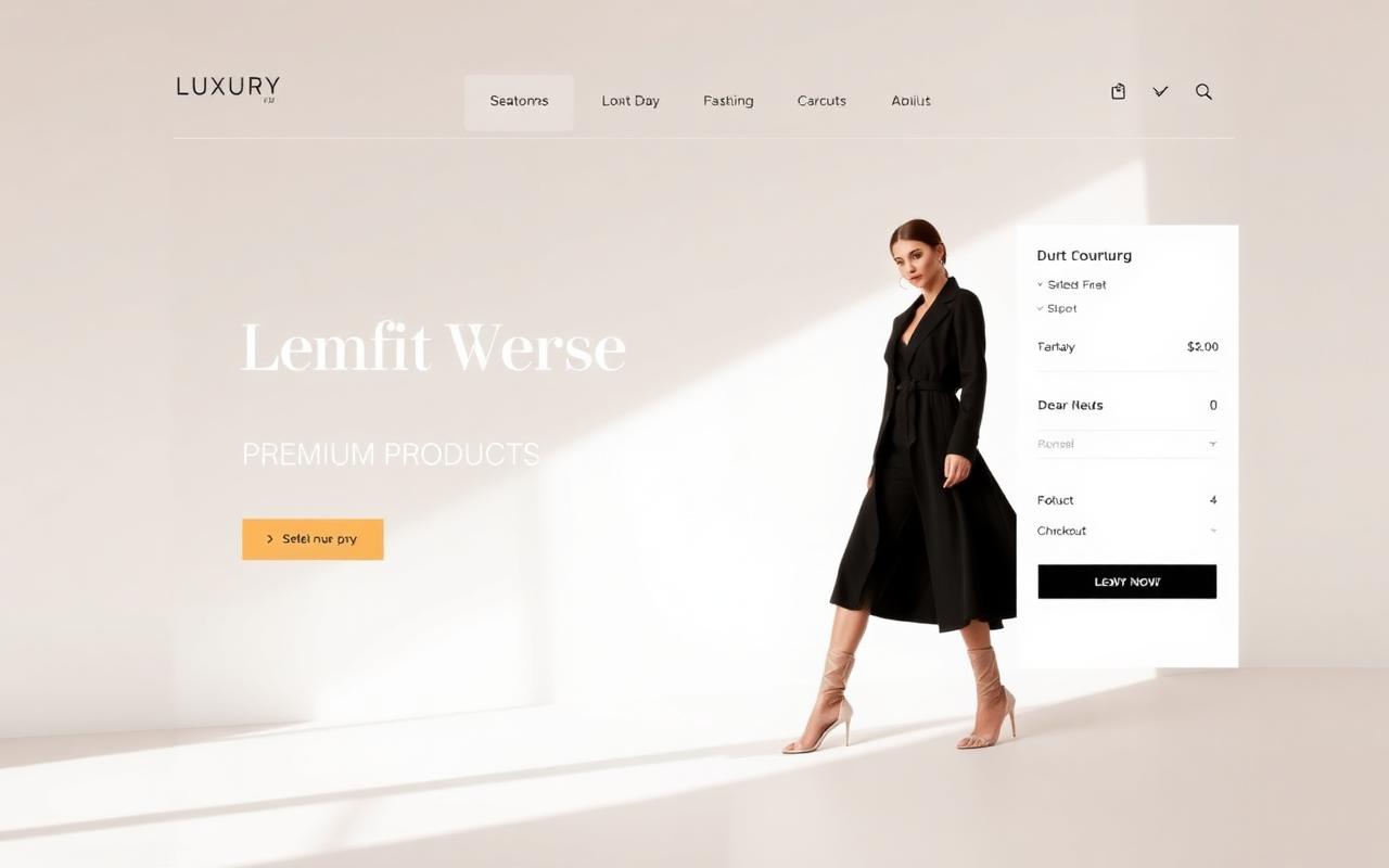 Maison Verse — Luxury Apparel website mockup